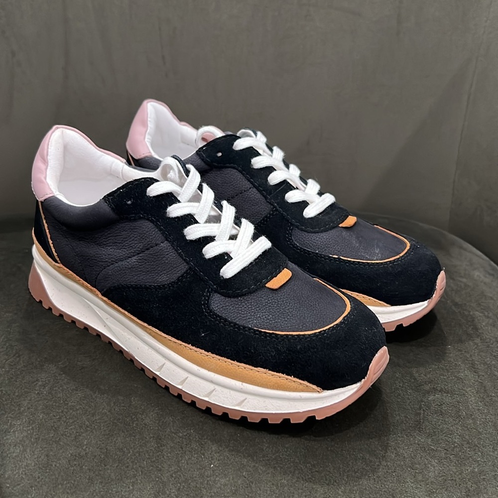 NIB Madewell Kickoff Trainer Sneakers in Nubuck Suede and Leather - Picture 2 of 14